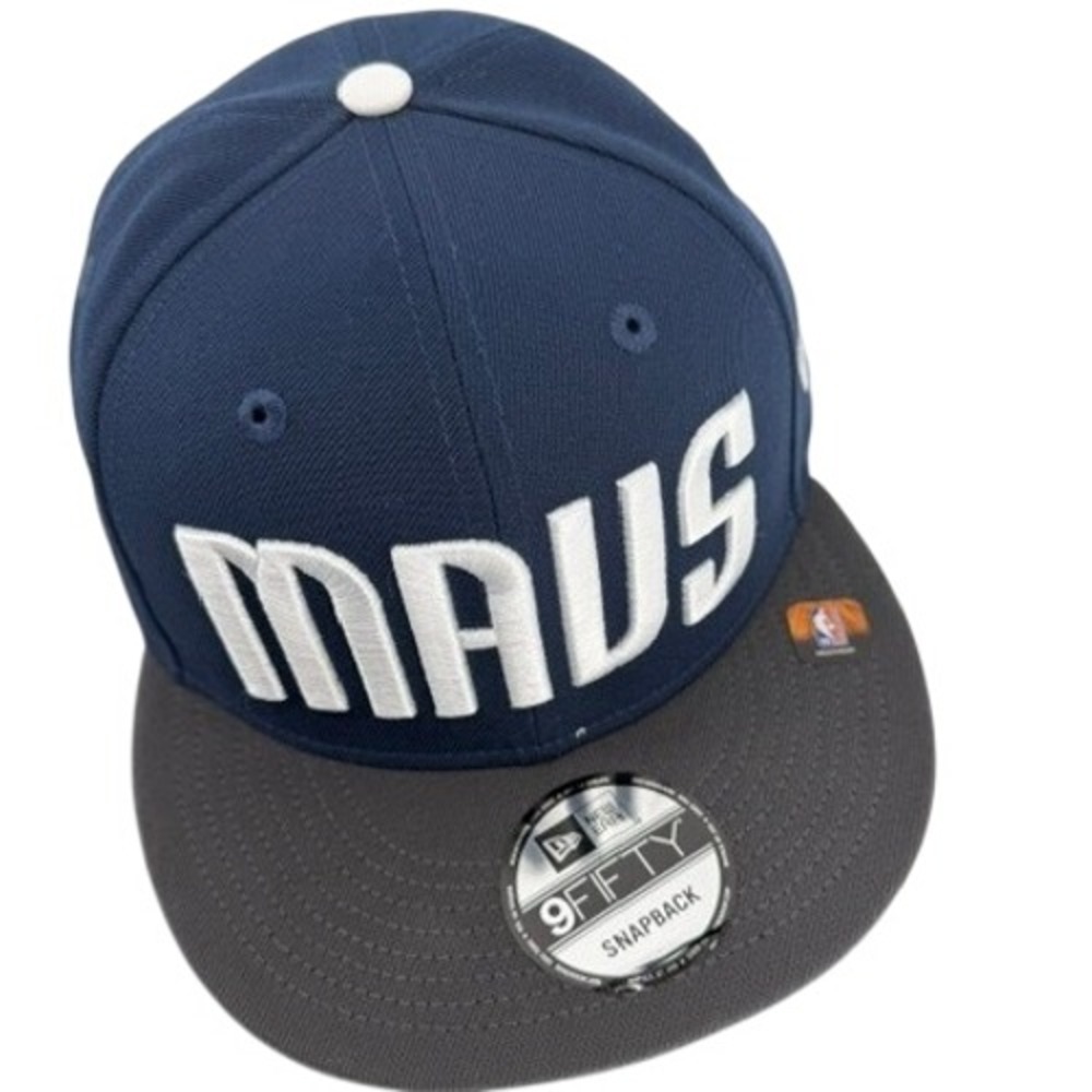 New Era 9FIFTY Dallas Mavericks Snapback Hat Navy Gray NBA MAVS Cap NWT
